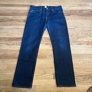 KATO By Hiroshi Kato The Pen Slim Selvedge Denim Jeans Mens 34 Dark Indigo Slub